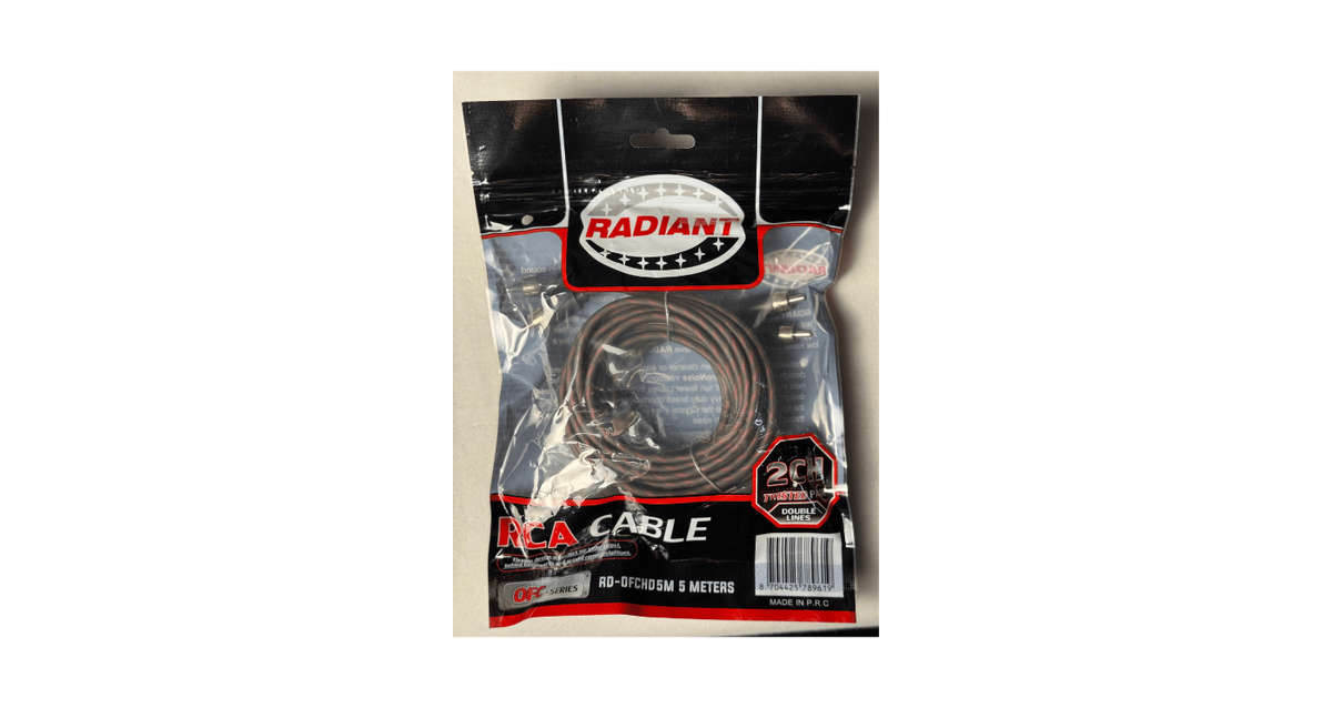 Raidiant RCA 5M Cable