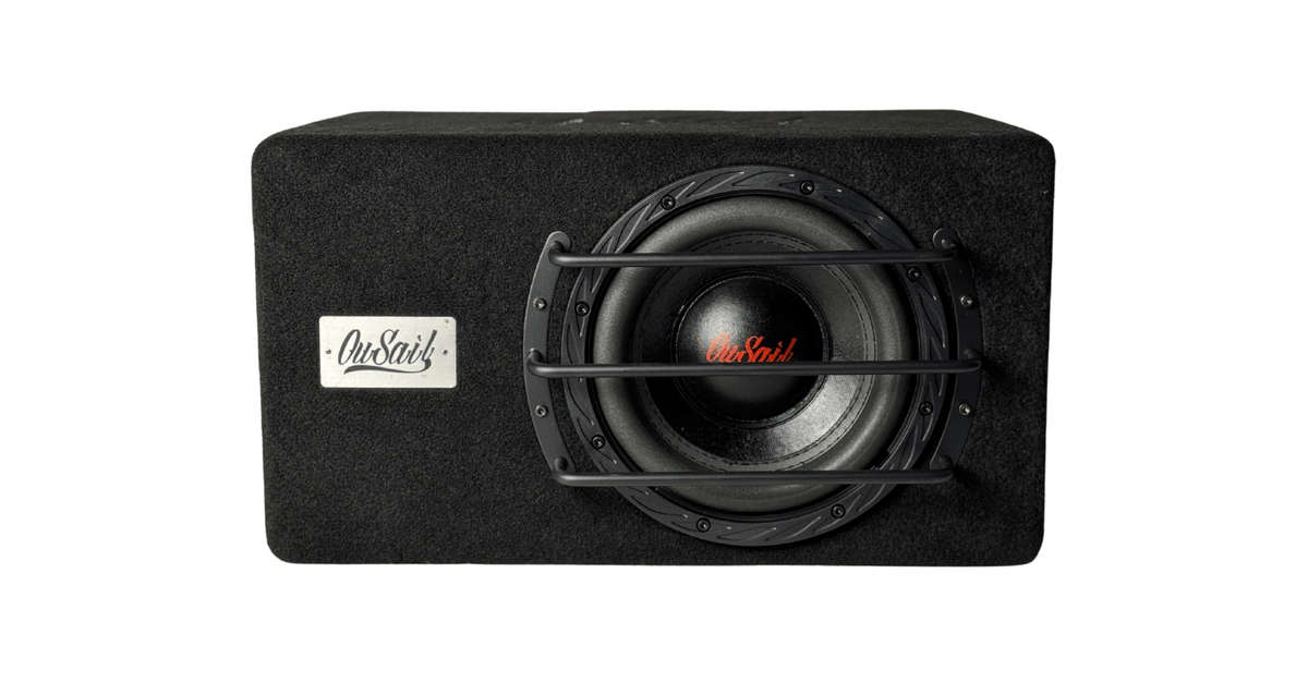OuSail 8" Active Subwoofer in Ported Enclosure with Built-In Amplifier