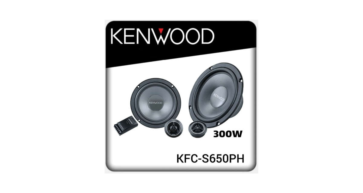 Kenwood KFC-S650PH 6.5" Component Speaker