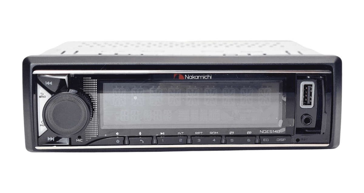 Nakamichi NQE514B Single DIN Radio