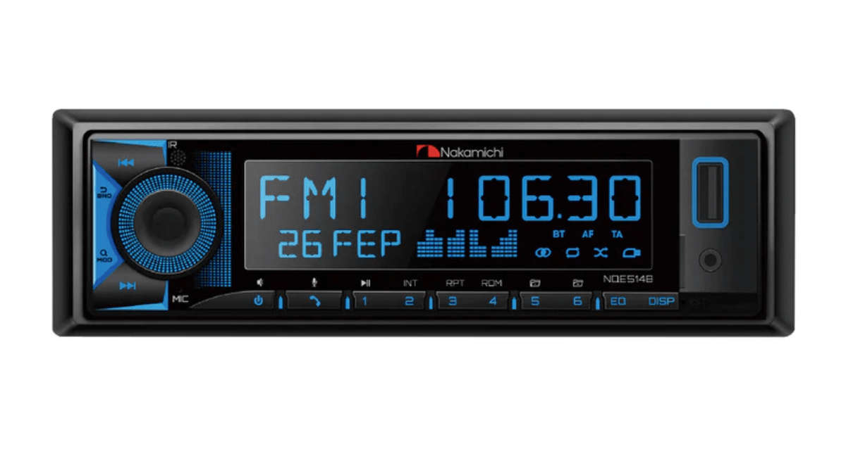 Nakamichi NQE514B Single DIN Radio