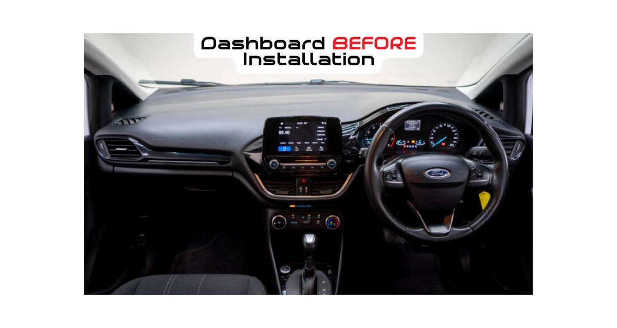 Ford Fiesta 2018+ 10.1" Trimplate with SWC Canbus and Harness