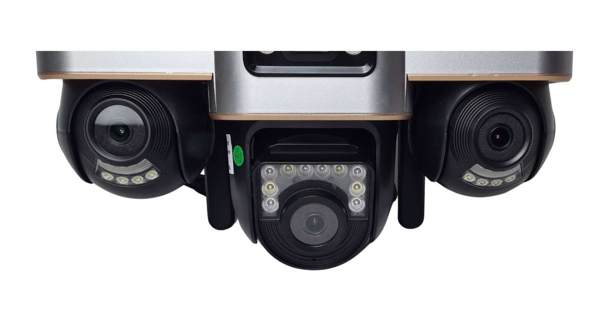 V380 Pro Triple Lens WiFi PTZ Security Camera