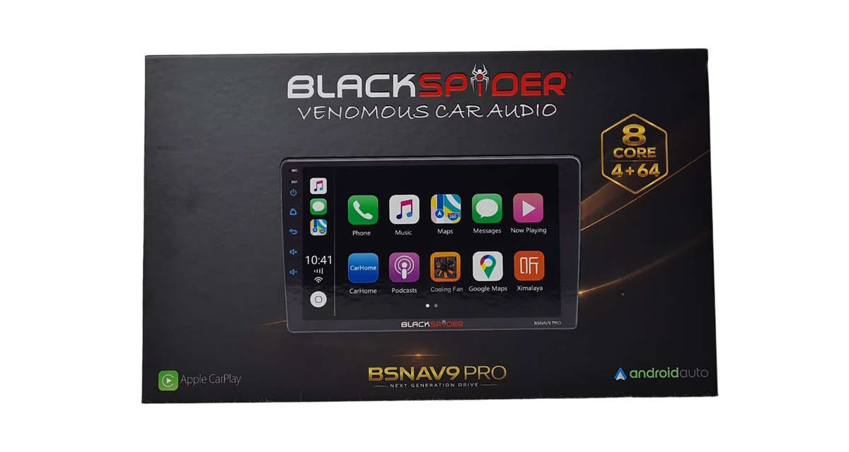 BlackSpider BSNAV9 PRO Apple Carplay Android Auto Radio