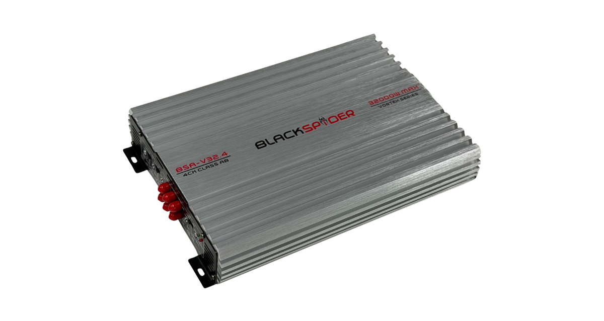 BlackSpider BSA-V32.4 32000W 4-Channel Amplifier