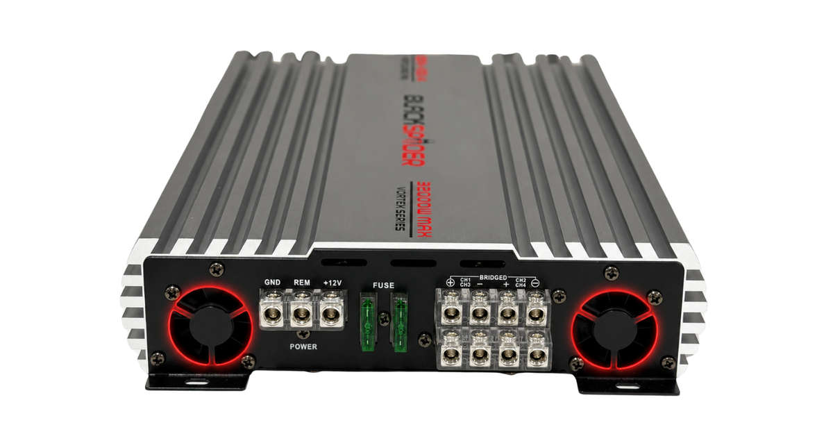 BlackSpider BSA-V32.4 32000W 4-Channel Amplifier