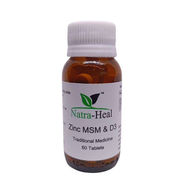 Zinc, MSM, and D3 Tablets