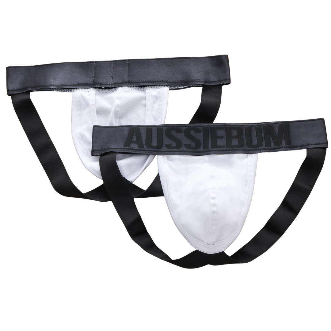AussieBum White Jockstrap