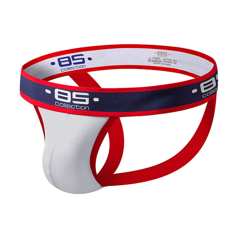 0850 White 85 Collection Jockstrap
