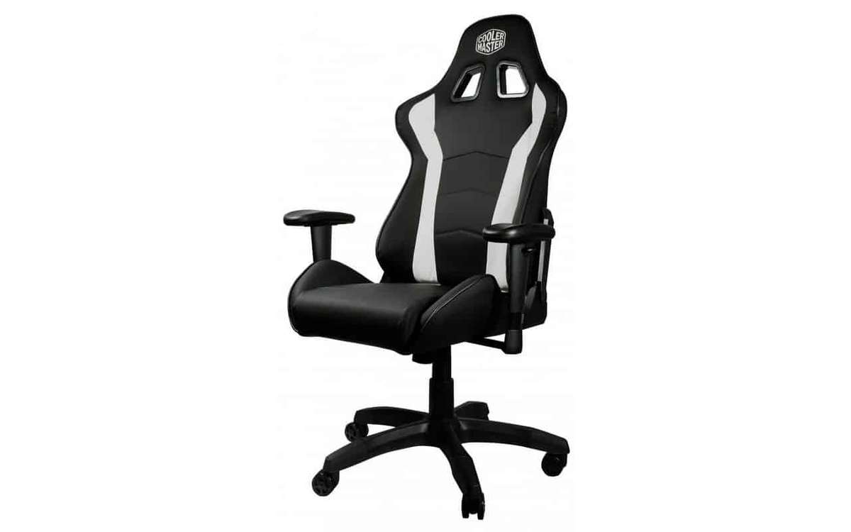Cooler Master Caliber R1 Gaming Chair; Black and White