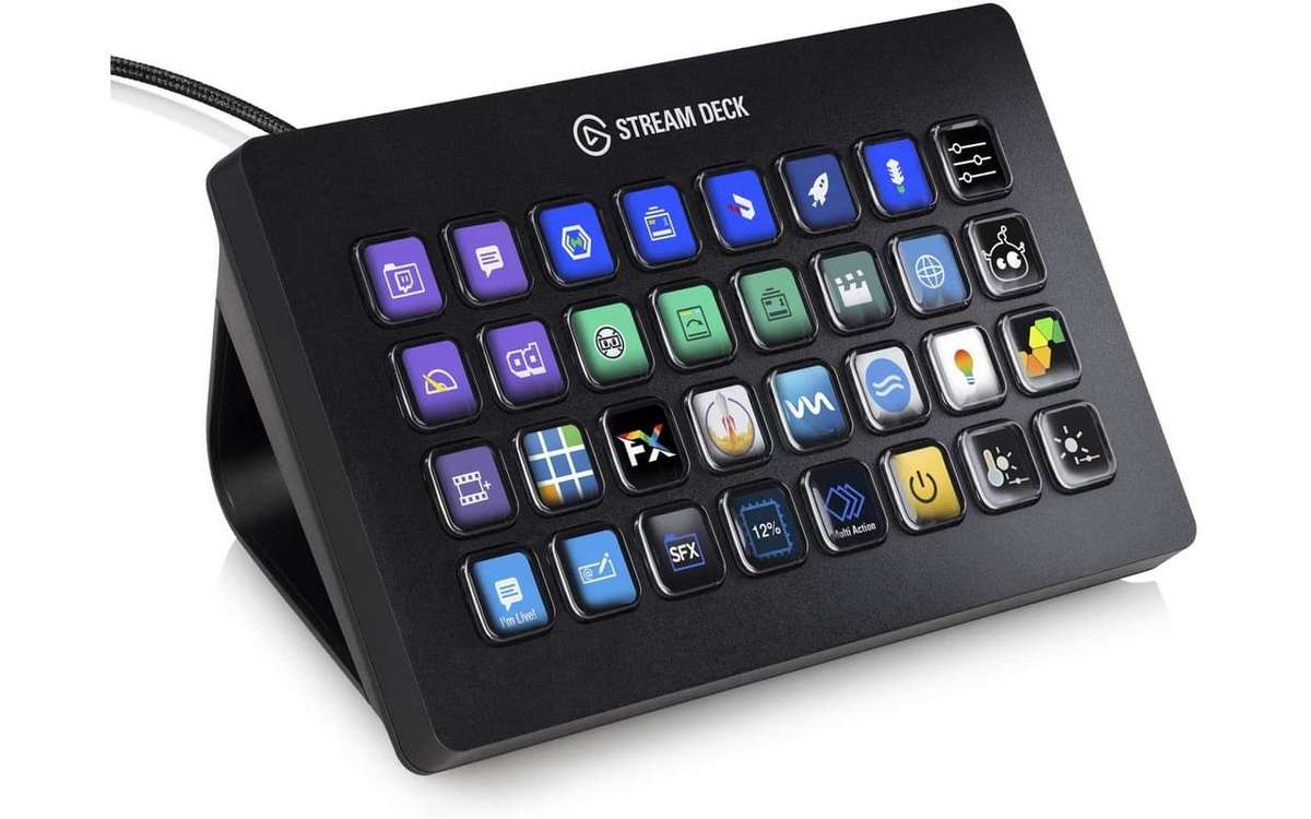 Elgato Stream Deck XL - Live Content Creation Controller with 32 customizable LCD keys