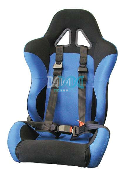 Racing Car Seat Safety Belt 3 Point Black Emark