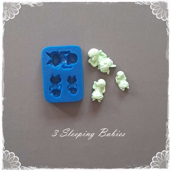 3 Sleeping Babies Mould