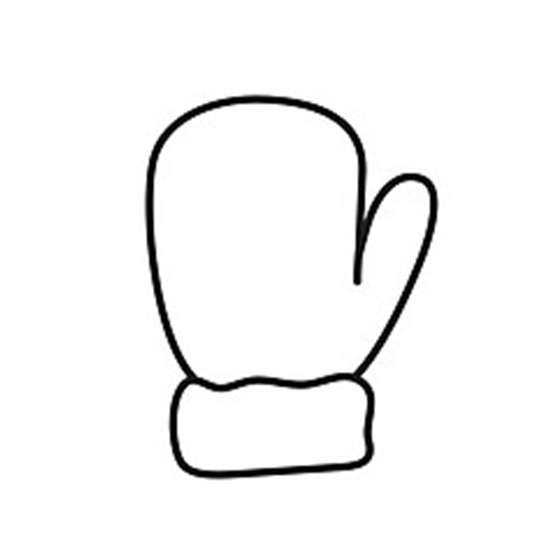 Santa Glove Cookie Cutter