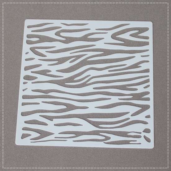 Zebra Pattern Stencil