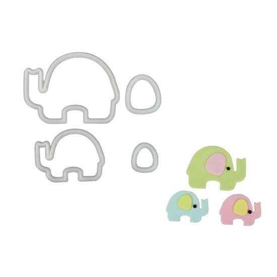 Elephant Silhouette Cutters