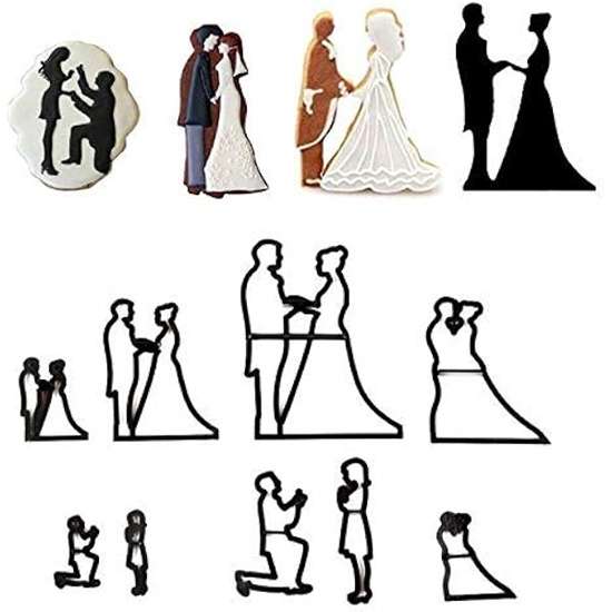 Bride and Groom Patchwork Cutter