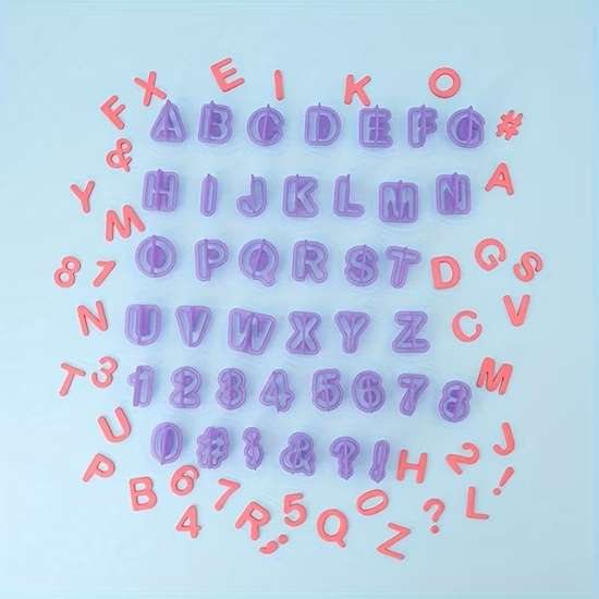 Alphabet and Numbers Cutters
