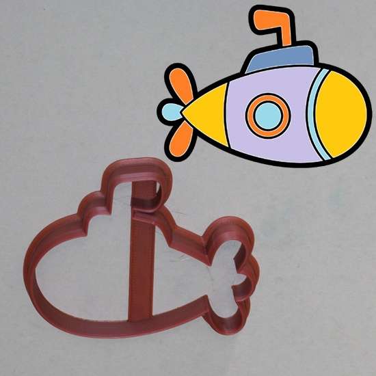 Submarine Cookie Cutter