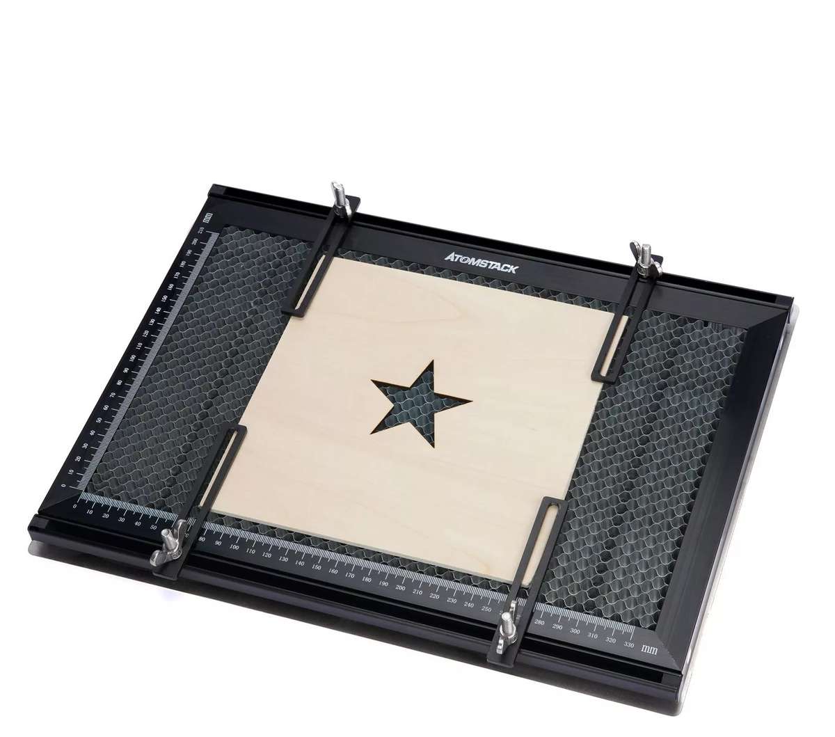 Atomstack F3 Laser Cutting Honeycomb Worktable with Fixtures