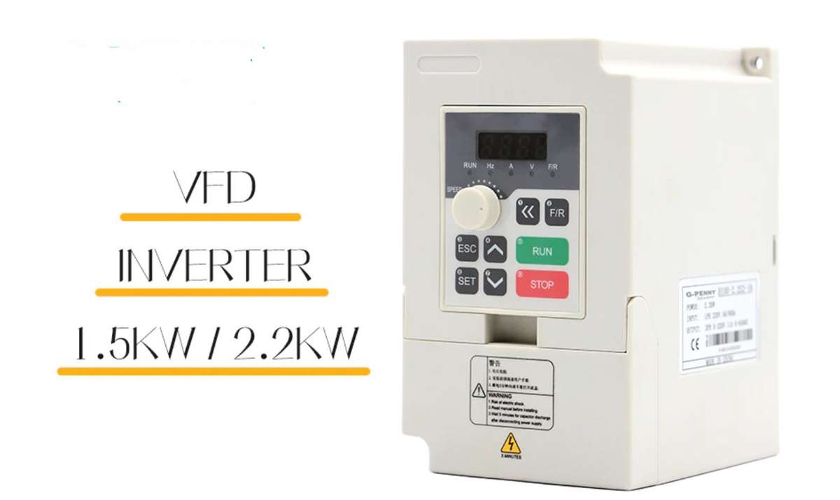 CNC Spindle Inverter / VFD 220V - 1.5KW / 2.2KW