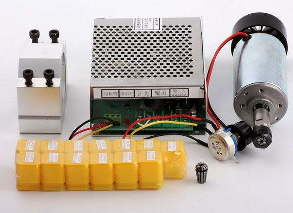 CNC Spindle Motor 300W Bundle