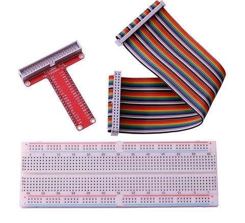 GPIO T - Cobbler Breakout + Breadboard For Raspberry Pi