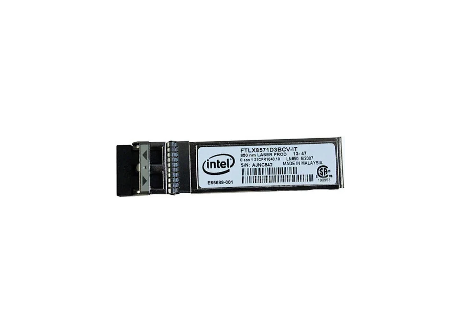 Intel FTLX8571D3BCV-IT 10G SFP+ Transceiver | 10GBASE-SR | 850 nm MMF