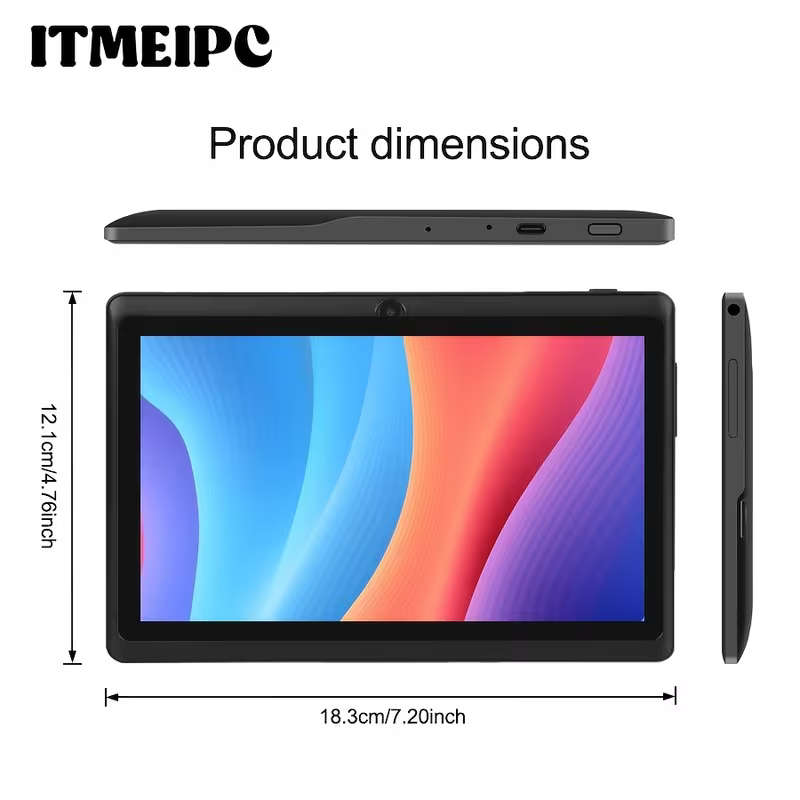 701A 7-Inch Android 14 Tablet  4GB RAM, 32GB Storage, Quad-Core, WiFi