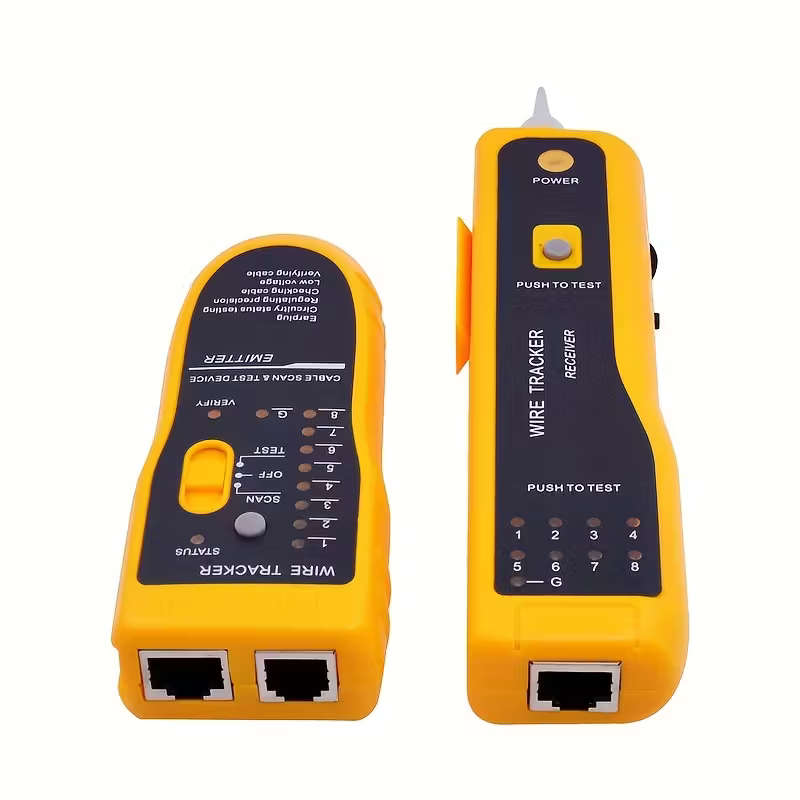 Network Cable Tester & Tracker | Cat5 Cat6 RJ11 RJ45 | LAN Ethernet Wire Toner & Line Finder