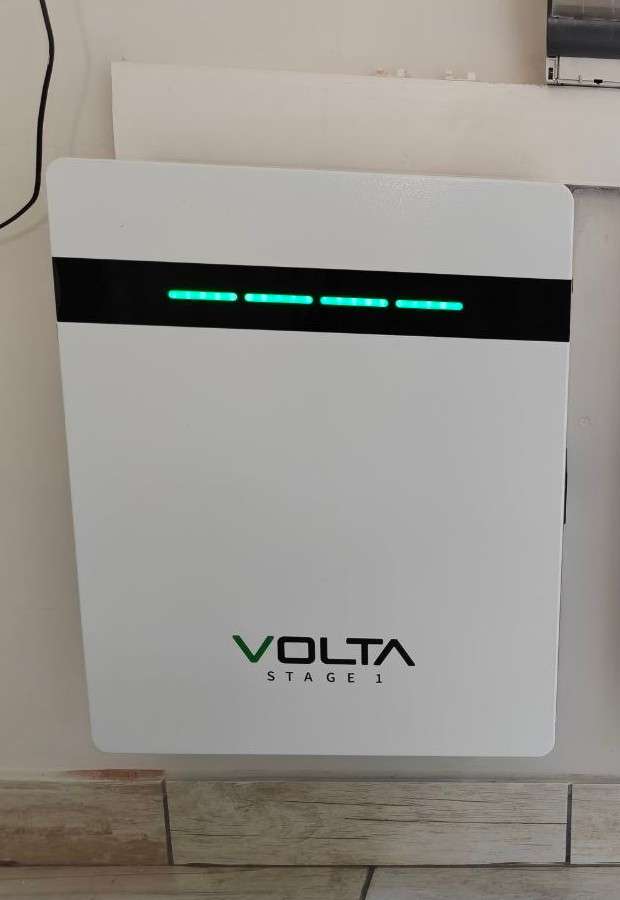 Volta Stage 1 5.12kWh 51.2V 100Ah LiFePO4 Lithium Battery &mdash; Wall Mount (Used)