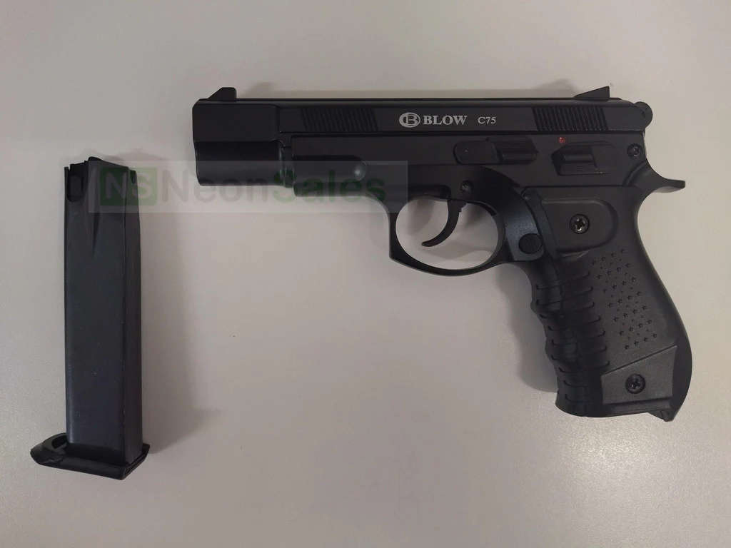 Blow C75 Black-Blank/Pepper/Teargas 9mm Gun