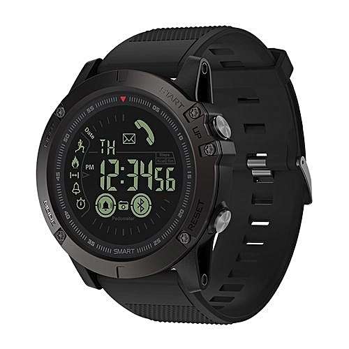 Zeblaze VIBE 3 Flagship Rugged Smart Watch Luminous Dial Wristband - Black