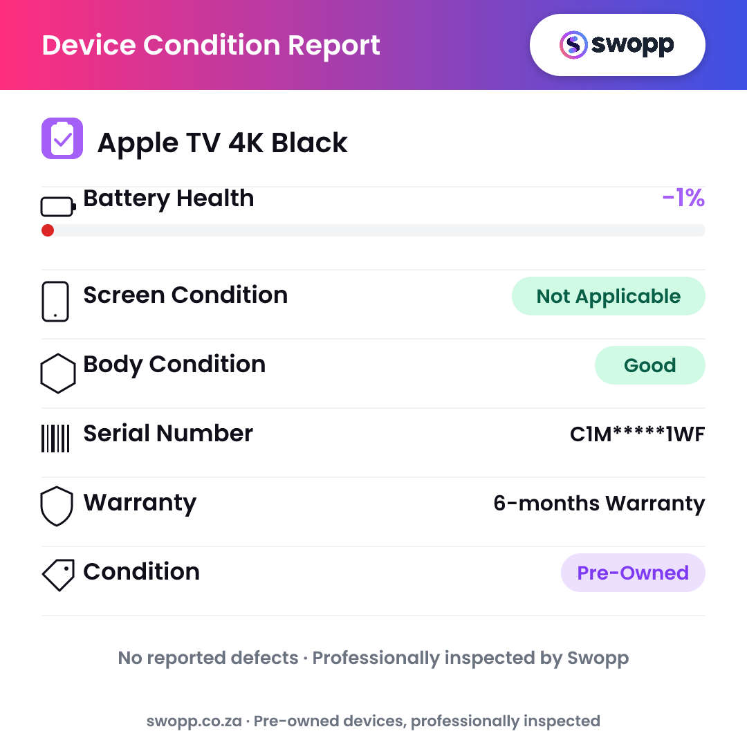 Apple TV 4K Black