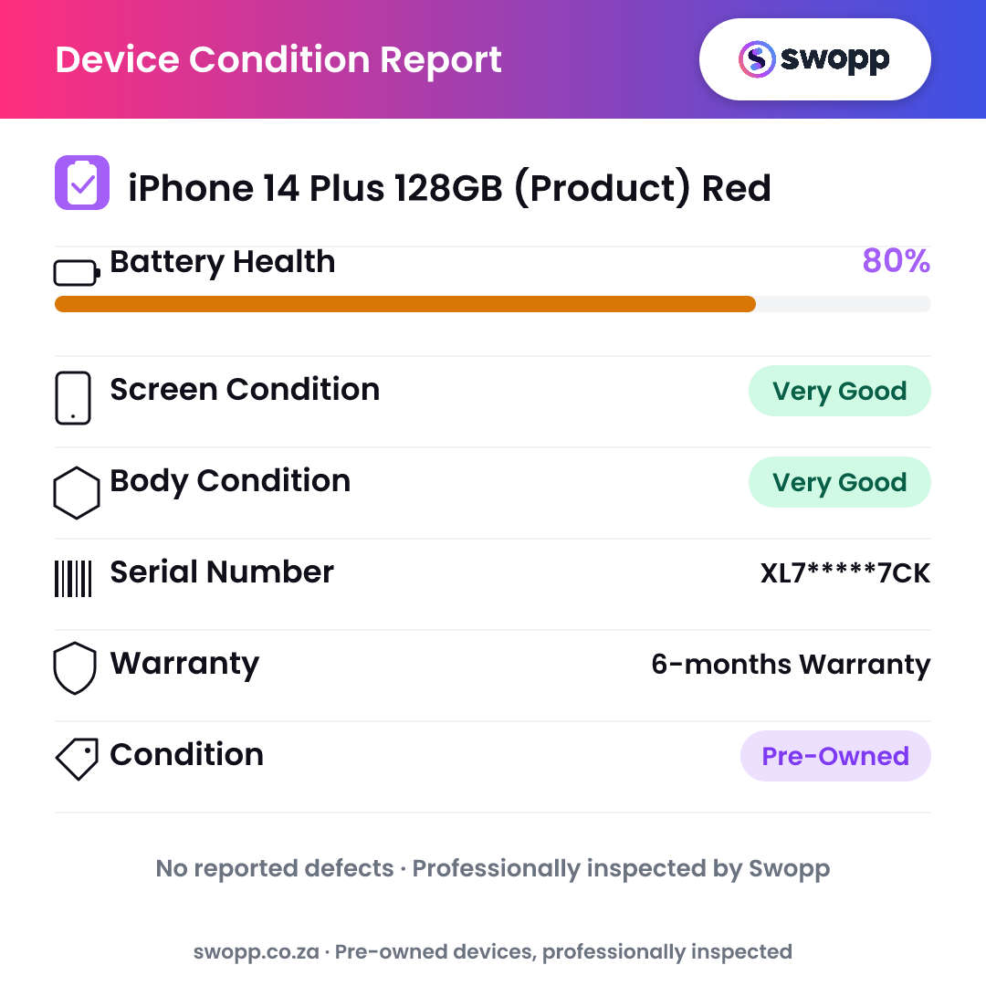 iPhone 14 Plus 128GB (Product) Red