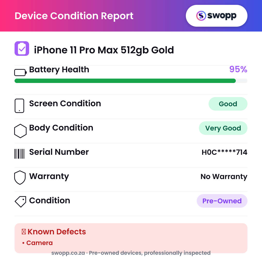 iPhone 11 Pro Max 512gb Gold