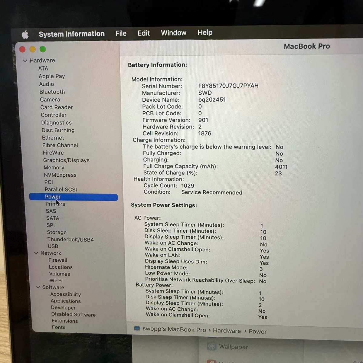 Macbook Pro 13-inch 2018 | 2,3GHz intel core i5 | 8GB | 256GB | Silver