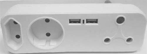 Noble Powerline Domestic 250V 5 Way Multiplug