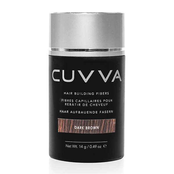 CUVVA Hair Building Fibers (0.49oz/14g) 14g - 40 Day Supply - Dark-brown