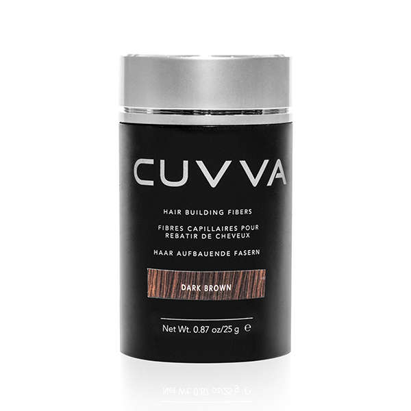 CUVVA Hair Building Fibers (0.87oz/25g) 25g - 75 Day Supply - Dark-brown