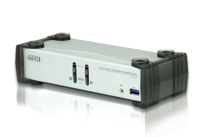 ATEN 2-Port USB 3.0 DisplayPort KVMP Switch - 4K Support