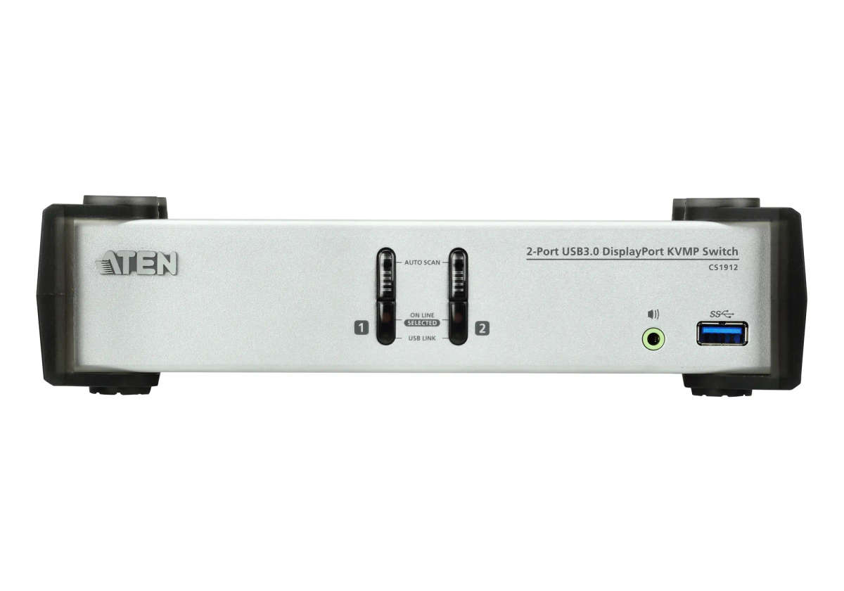 ATEN 2-Port USB 3.0 DisplayPort KVMP Switch - 4K Support
