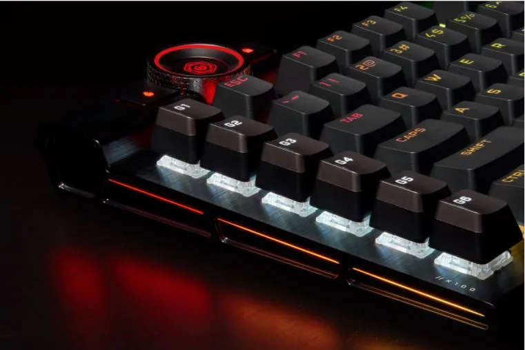 Corsair K100 RGB Mechanical Wired Keyboard - Black