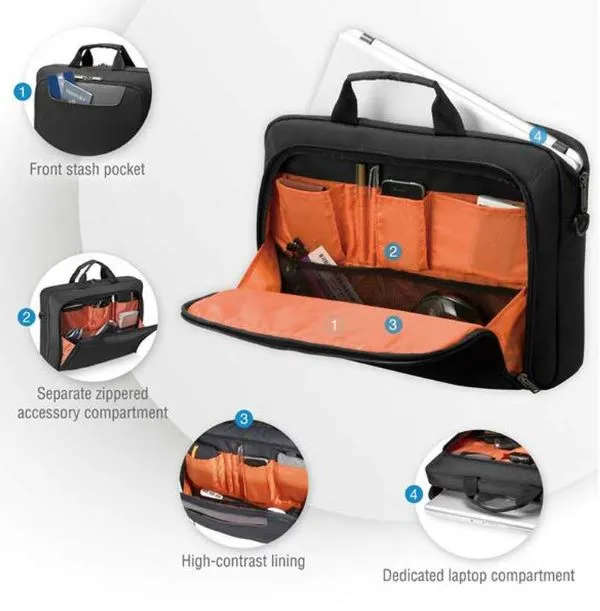 Everki Advance 16'' Eco-Friendly Notebook Briefcase Bag