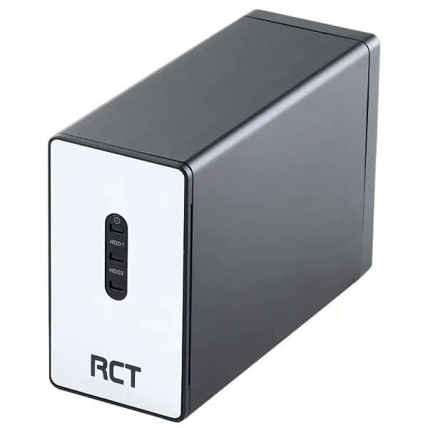 RCT 2.5'' 2-Bay RAID SATA3 to USB 3.0 Enclosure
