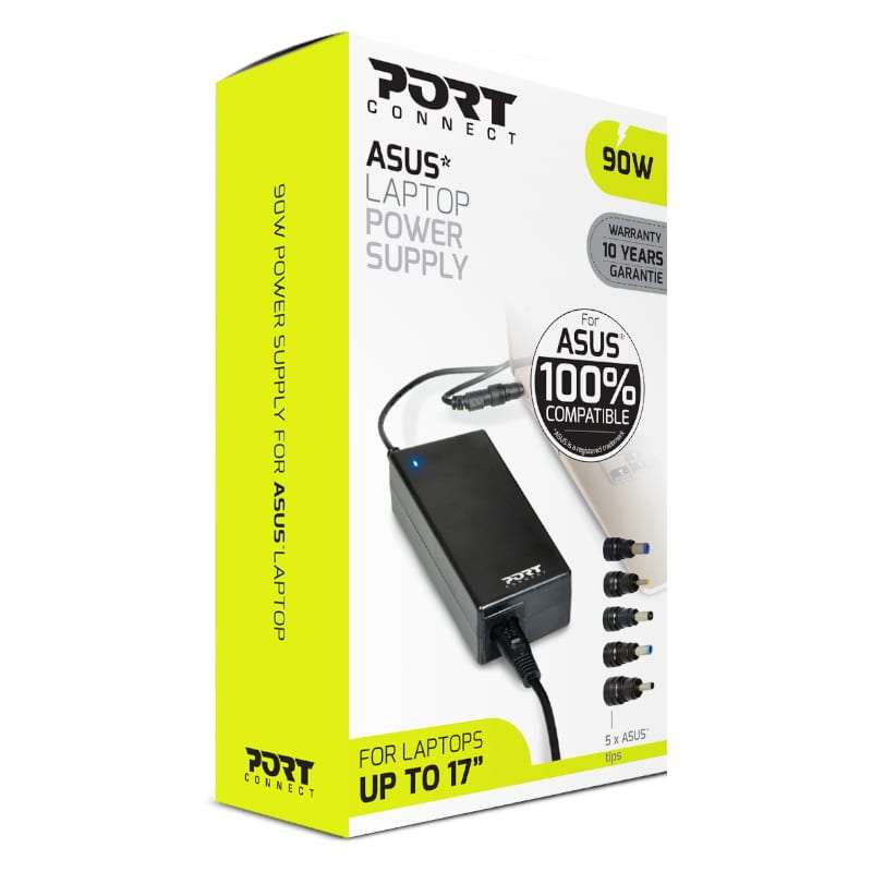 Port Connect 90W Notebook Adapter for Asus
