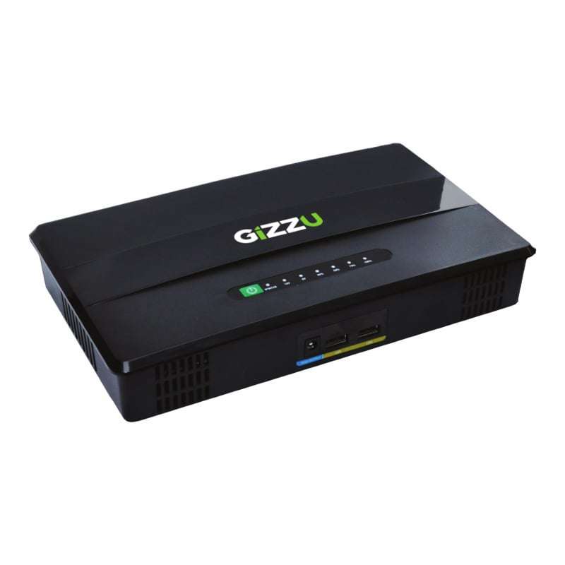 GIZZU 60W Mini POE DC UPS - Black