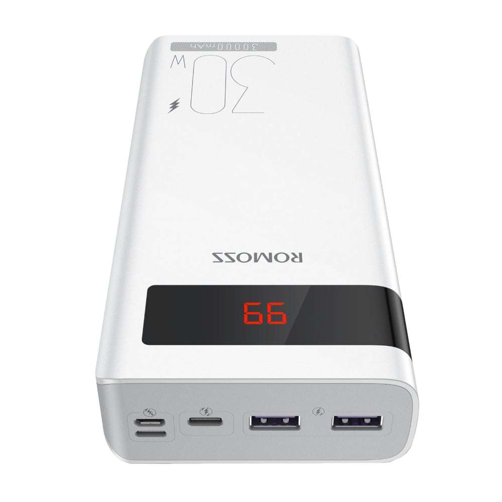 Romoss Sense 8PS Pro 30000mAh 30W Fast Charge Power Bank - White