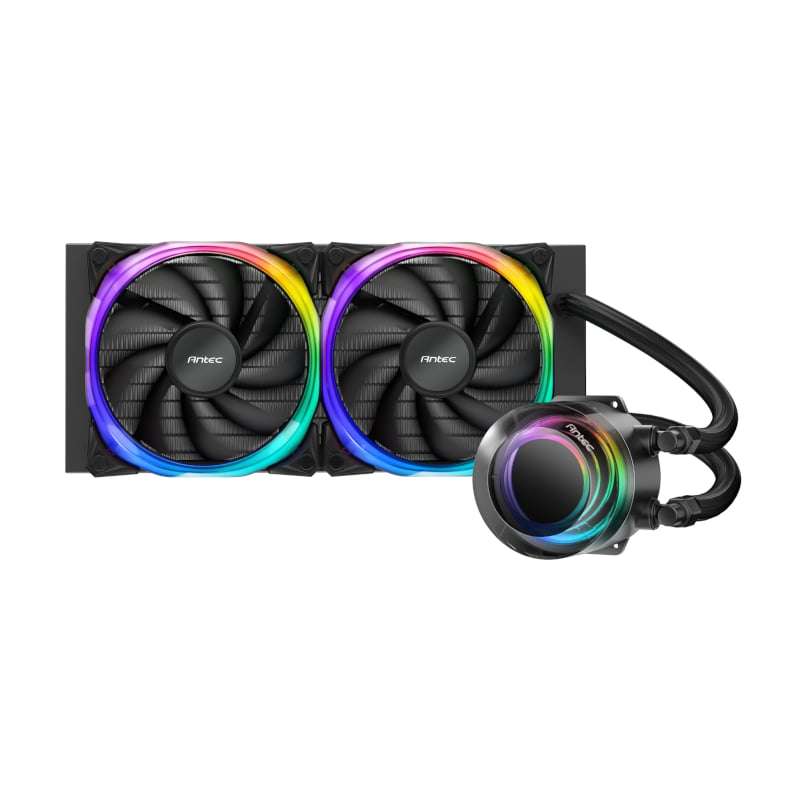 Antec Vortex 240 ARGB CPU Liquid Cooler - Black