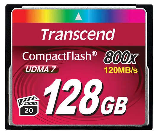 Transcend 128GB 800X CF Card